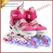  роликовые коньки ролик лезвие ролик skate розовый голубой красный начинающий kwado skate фитнес детский 
