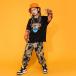  Kids танцевальный костюм hip-hop выставить HIPHOP ребенок coats длинный рукав ребенок одежда жакет брюки длинные брюки Jazz Dance презентация 