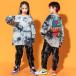  Kids танцевальный костюм выставить hip-hop ребенок HIPHOPs брюки длинные брюки длинный рукав .. девочка Jazz Dance тренировка надеты презентация Cheer девушка 