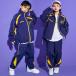  Корея ребенок одежда танцевальный костюм Kids hip-hop жакет брюки-карго hip-hop девочка осень-зима длинный рукав урок hiphop jazz