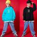  Kids танцевальный костюм выставить hip-hop ребенок одежда HIPHOPs брюки брюки длинный рукав мужчина девочка Jazz Dance презентация тренировка надеты 