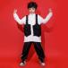 Kids танцевальный костюм hip-hop выставить HIPHOP ребенок coats длинный рукав ребенок одежда жакет брюки длинные брюки Jazz Dance презентация 