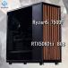 AMD Ryzen5 7500F �^ RTX5060ti 8GB �E�b�h�f�U�C�� �Q�[�~���OPC Windows 11 SSD�E������ �I���� �ȈՐ��� 240mm �u���b�N ��