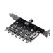 PCIE слот 3PIN 4PIN кейс вентилятор источник питания 7 порт вращение число управление контроллер SATA источник питания снабжение dial функция регулировки 