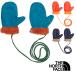  The * North * лицо перчатки Kids baby NNB62430 двусторонний cozy mito ребенок защищающий от холода посещение детского сада младенец вне развлечение одежда мелкие вещи orange синий двусторонний шнур имеется 