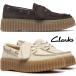  Clarks женский толщина низ deck shoes натуральная кожа коричневый n ключ подошва лодка обувь to- Hill лодка Loafer темный замша 26186647n задний 26186302