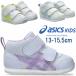  Asics sksk спортивные туфли ребенок ребенок обувь baby Kids мужчина девочка Tama ... такой же средний cut липучка текстильная застёжка отражающий материал антибактериальный дезодорация лиловый MID
