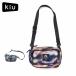 KiU×FUJI ROCK FESTIVALkiu× Fuji блокировка fesF-Pocket Mini Shoulder Bag передний карман Mini сумка на плечо K572[ плечо ..][ почтовая доставка * оплата при получении не возможно ]
