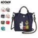  Moomin MOOMIN сумка плечо большая сумка небольшая сумочка женский 1.3L легкий водоотталкивающий легкий наклонный ..RMPK-03
