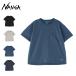 NANGA �i���K T�V���c ���� �h�b�g�G�A �R���t�B�[�e�B�[ �����Y ���f�B�[�X DotAir COMFY TEE �u���b�N �x�[�W�� �u���[ �l�C�r�[ �� N2500-0E004A