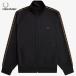 стандартный Fred Perry FRED PERRY Contrast лента спортивная куртка Contrast Tape Track Jacket J5557 S77( черный /sheitido Stone )