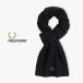  Fred Perry FRED PERRY Classic шерсть шарф Classic Wool Scarf черный C3307 102