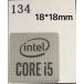 134# будущее поколение [CORE i5] эмблема наклейка #18*18mm# условия имеется бесплатная доставка 