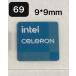 69# no. 10 один плата [intel ceLeRON] эмблема наклейка #9*9mm# условия имеется бесплатная доставка 