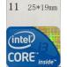 11# первое поколение [CORE i3] эмблема наклейка ** размер 25mm*19mm**