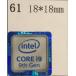 61# 9 плата [CORE i9 9th Gen] эмблема наклейка 18*18mm