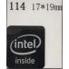 114intel insideۥ֥ॷ롡17*19mm