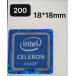 200# будущее поколение [intel inside CELERON] эмблема наклейка #18*18mm# условия имеется бесплатная доставка 