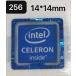 256# intel inside CELERONۥ֥ॷ롡14*14mm դ̵