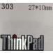 303Thinkpadۥ֥ॷ  27*10mm