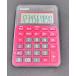 YXS1287* б/у товар * Casio красочный калькулятор Mini Just модель 10 колонка MW-C12A Berry розовый 