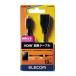YXS1424* не использовался товар * Elecom HDMI ( женский ) - micro HDMI ( мужской ) изменение кабель 10cm черный AD-HDAD2BK