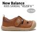 New Balance New balance Kids сандалии BABY SANDAL K525F1I обувь детские сандалии спорт сандалии кожа верхний липучка BROWN для малышей детский 