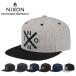 [ outlet ]NIXON Nixon EXCHANGE SNAPBACK обмен зажим задний Town Youth 