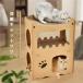  кошка для коготь .. домик для кошек картон house коготь .. высокая плотность ржавчина -тактный отсутствует аннулирование вентиляция 2 слой сборка простой башня для кошки коготь .. bed кошка коробка 