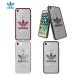 adidas OR-clear case-iPhone 8-Burgundy logo