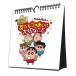 [ остаток незначительный ] десять тысяч год день ... Crayon Shin-chan. ........ важный .. настольный / настенный 2026 год календарь CL-725 CL26-725