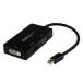 MDP2VGDVHD StarTech Mini DisplayPort-VGA/ DVI/ HDMI изменение адаптер 3 in 1 Mini дисплей порт / Mini DP/ mDP изменение кабель 1920x1200 черный 