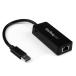 USB31000SPTB StarTech USB 3.0-Gigabit Ethernet LAN адаптер черный (USB порт x1 имеется ) USB SuperSpeed( мужской )-RJ45( женский ) проводной LAN адаптер 