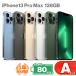 ¿1ǯݾڡiPhone13 Pro Max 128GB   ޥ ޡȥե iPhone13ProMax A Хåƥ꡼80%ʾ SIMե꡼