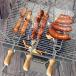 �� �o�[�x�L���[ �c�C���X�L���A�[ BBQ �o�[�x�L���[�� �Ă��� �X�L���A�[ �� �Ă��� ��� �S��350mm 8�{�Z�b�g �ؕ��o�[�x�L���[�� �������� ���� �֘A�摜5