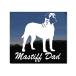 Mastiff Dad ~ English Mastiff Dog Vinyl Window Auto Decal Sticker¹͢