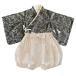 SLINX детская одежда hakama детский комбинезон кимоно японский костюм девочка мужчина формальный младенец .. три . 100 день праздника первый .. японская одежда детский комбинезон комбинезон 