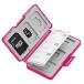  Elecom память футляр для карточек SD кейс пластик SD6 листов + microSD6 шт. входит розовый CMC-SDCPP12PN