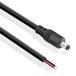 Mauknci DC электрический кабель 5.5x2.1mm мужской DC Jack 16AWG 10A большой электрический ток для DC штекер 0.5m+1m 2 шт. комплект 