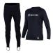 [ free shipping ]AQUALUNG( aqualung ) ceramics gold CERAMIQSKIN top and bottom set ( long sleeve + long pants ) Rush Guard leggings men's lady's 