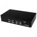 外付け機器 StarTech.com 4 Port Professional USB PS2 KVM Switch (SV431H)