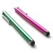 2 in 1 PC Bargains Depot (Green & Pink) 2 pcs (2 in 1 Bundle Combo Pack) Capacitive Stylusstyli Universal Touch Screen Pen for Tablet PC Computer