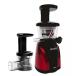 ミキサー Tribest Slowstar Vertical Slow Juicer and Mincer SW-2000, Cold Press Masticating Juice Extractor in Red and Black