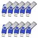 ǡȥ졼 MECO 10Pcs 16GB 16G USB 2.0 Flash Drive Memory Stick Fold Storage Thumb Stick Pen Swivel Design Blue