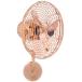 電子ファン Matthews Fan Company MP-MTL Michelle Parede Wall Fan - Blades and Wall Control I, Polished Copper