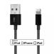 2 in 1 PC 6ft Apple MFI Certified - For Apple iPhone 6 6s 7 (4.7) 6 Plus 6s Plus 7 Plus (5.5) Charger Cable, Lightning to USB Cord - Black