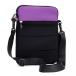 2 in 1 PC Sleeve Cover & Carry Bag wStrap for Apple MacBook Air, Pro 13-inch & Accessories|Black Purple|NuVur