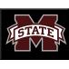 Żҥե Mississippi State M Light-Up Electric Neon Logo Lighted Decal Sign for Autos, Windows, Walls
