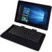 2 in 1 PC RCA Cambio 10.1 2-in-1 Tablet 32GB Intel Quad Core Windows 10 Black Touchscreen Laptop Computer with Bluetooth and WIFI