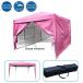 ƥ Quictent Privacy 8'x8' Pink EZ Pop Up Party Tent Canopy Gazebo Mesh Curtain Waterproof